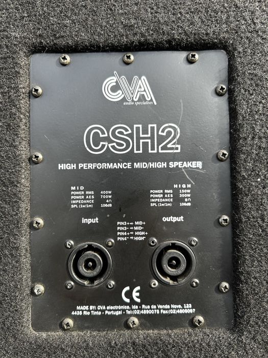 P.A. CVA 4x Sub CSL1 + 2x Top CSH2