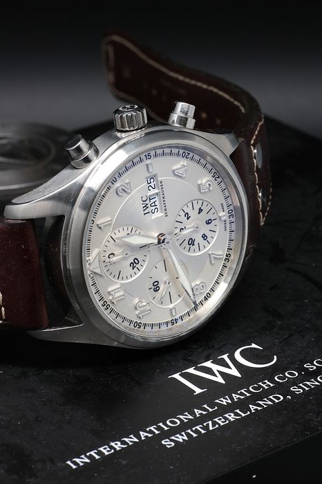 IWC Pilot’s Watch Chronograph Spitfire | Silver Dial | Full Set | FV Marża
