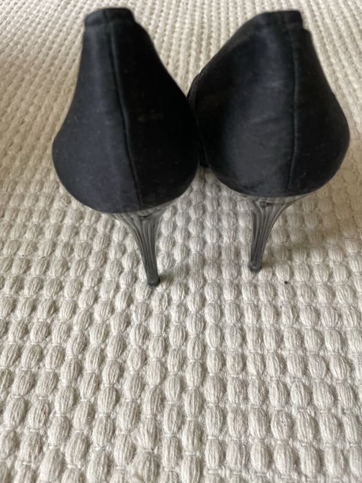 szpilki Zara 41 czarne 12 cm obcas