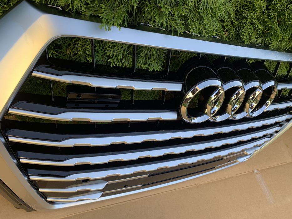 Решетка бампера audi q7 4m 2015-2019