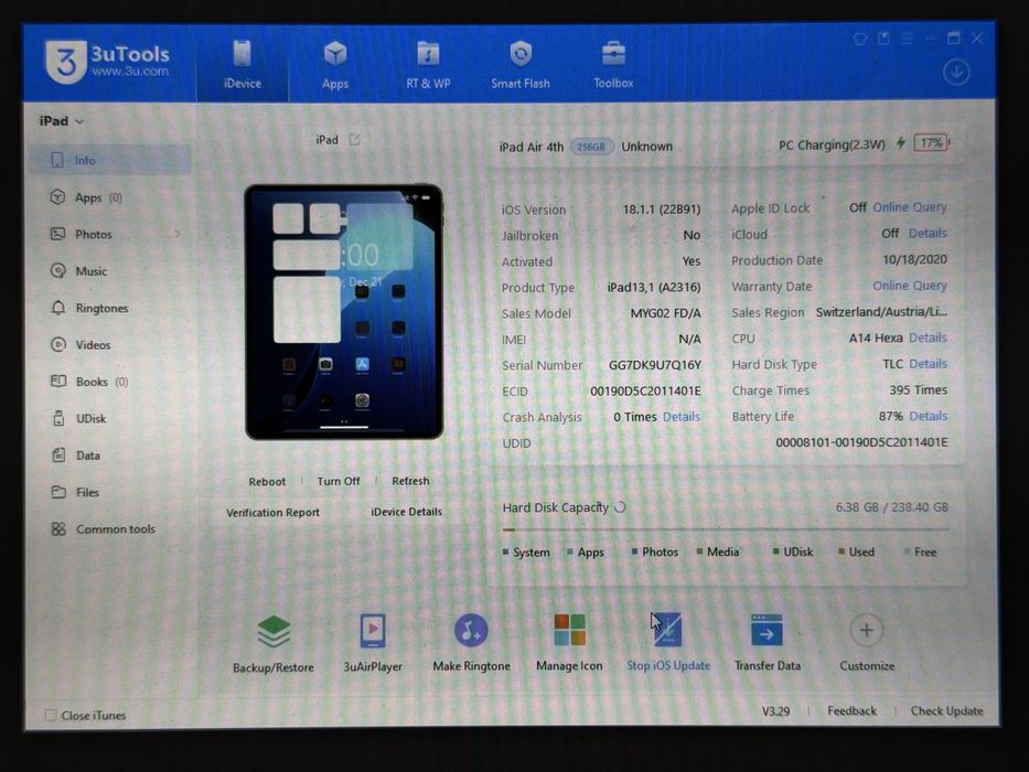 iPad Air 4 (A2316) - 256GB - faktura VAT 23%