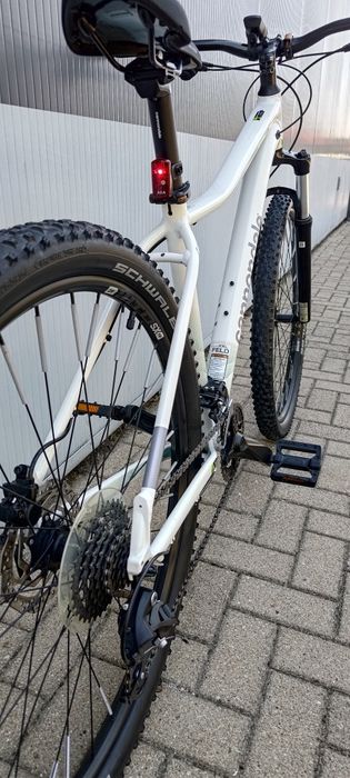 Rower MTB Cannondale Trail 7 koła 29 rama L biała perła 2x9 hydraulika śliczny JAK NOWY