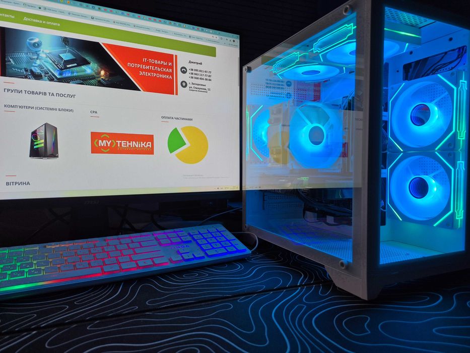 Ryzen 7 5700 8 ядер 16 потоків / 16gb DDR4 / GeForce 1080Ti 11gb НОВИЙ