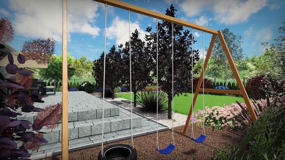Projekt ogrodu , aranżacja terenu
