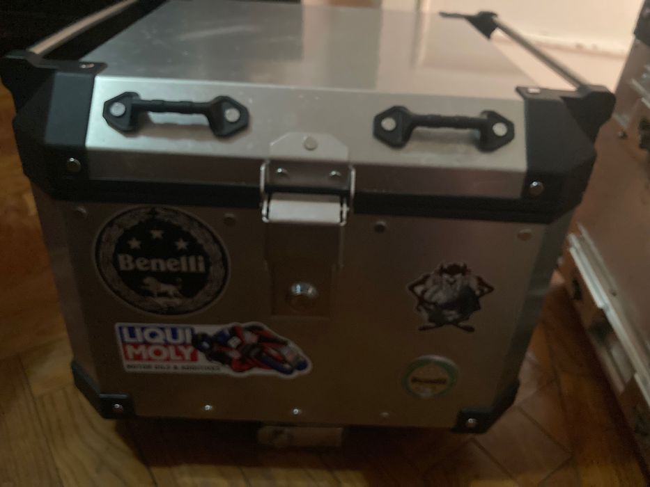 Vendo 3 malas originais de alumínio Bennelli TRK 502x