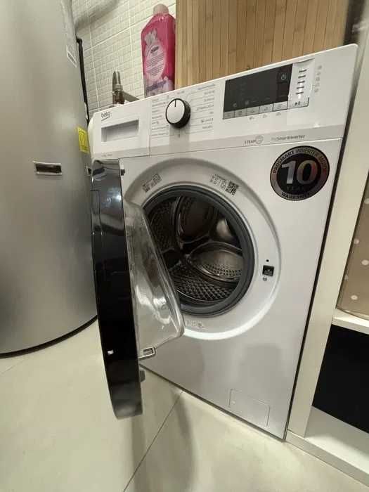 Máquina Lavar Roupa BEKO SteamCure 7kg – Como Nova (COM GARANTIA)