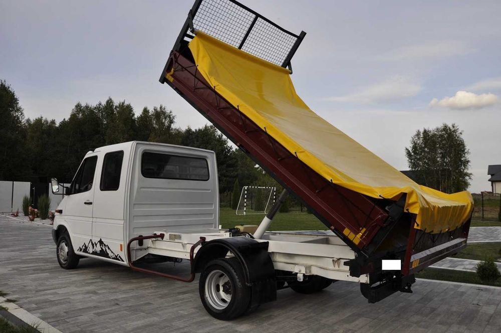 Mercedes-Benz Sprinter 408 413 Doka Brygadówka Wywrotka Kiper lt Super Stan!
