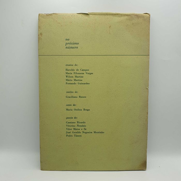 Livro - Colóquio Letras - Vários Ensaios, Ineditos e Poesia - Ref.PAR2