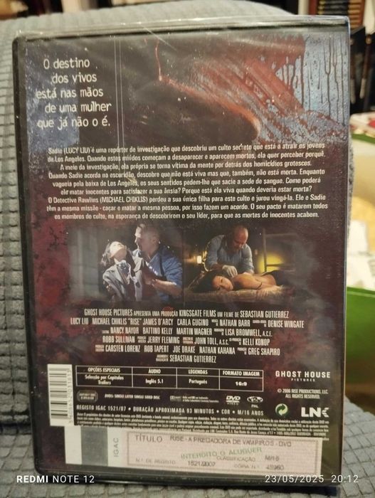 DVD - Rise - A predadora de vampiros - Lucy Liu
