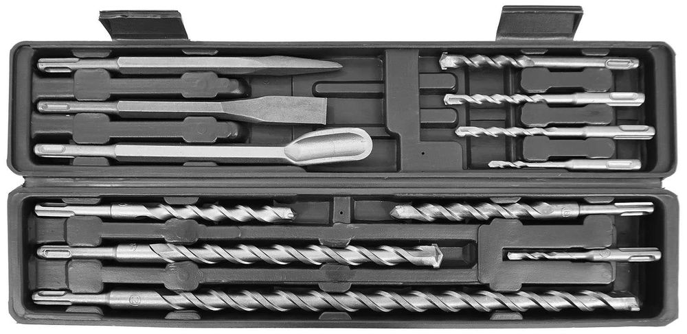 Zestaw wierteł  S4 I DŁUT SDS+ 9+3 szt ETUI