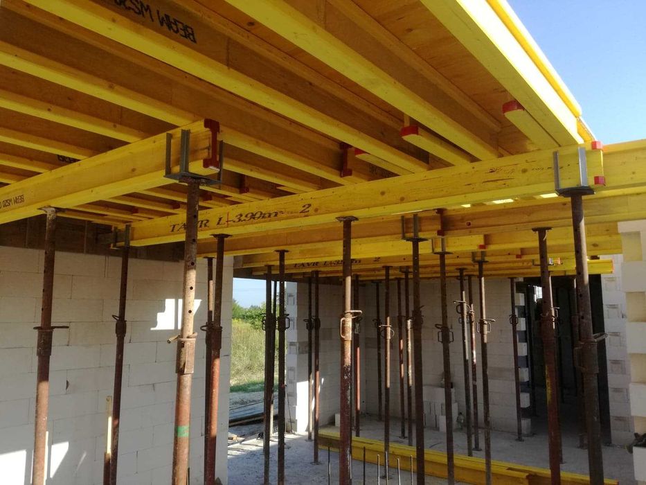 Wynajem wypożyczalnia szalunków stropowych, szalunki stropowe, stemple