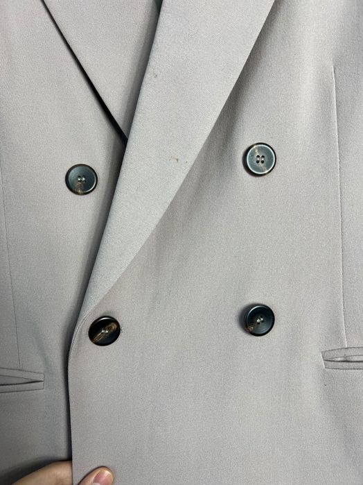 Jil Sander Dwurzędowa Marynarka pure new wool rare