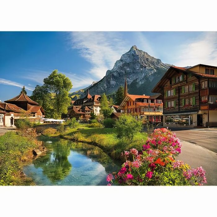 Puzzle Trefl - 2000el. - Alpy Latem jak nowe