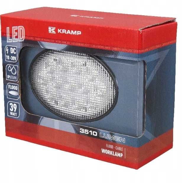 Lampa robocza Halogen LED OWALNA 39W 3510 lm KRAMP