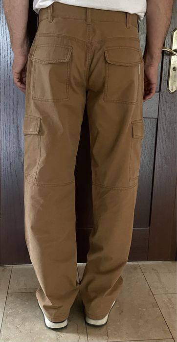 Spodnie cargo camel 33 na 34
