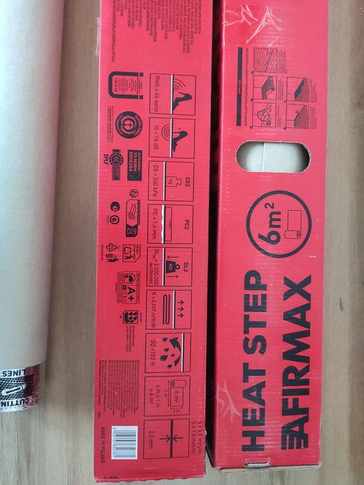 Podkład pod panele Afirmax Heat Step 2mm - NOWY