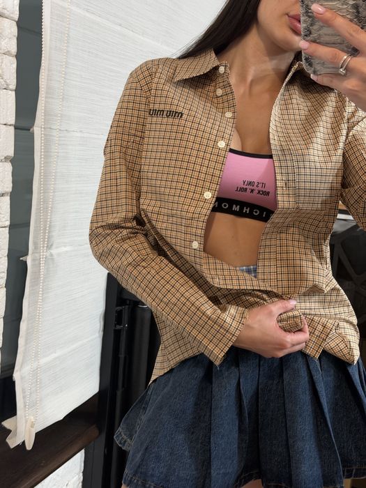 Рубашка miu miu НОВА!!! S жіноча