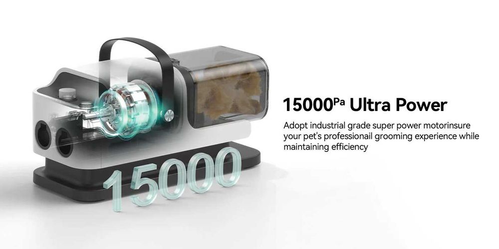 Odkurzacz, maszynka do strzyżenia i suszarka dla zwierząt Amicura P1