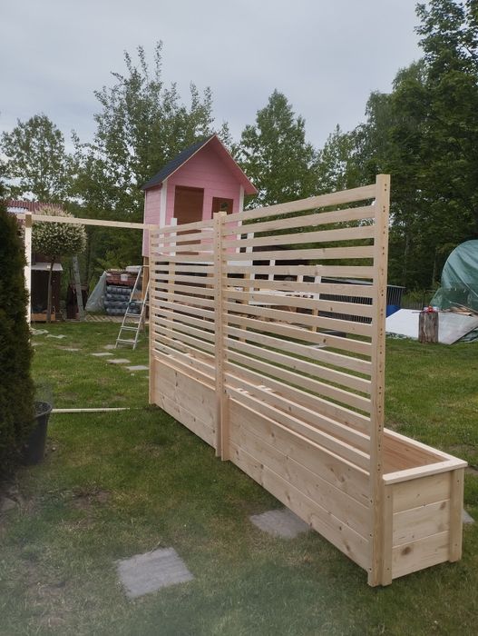 Pergola z donicą drewniana!