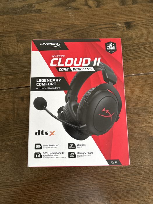 Auscultadores Gaming Wireless HyperX Cloud II Core