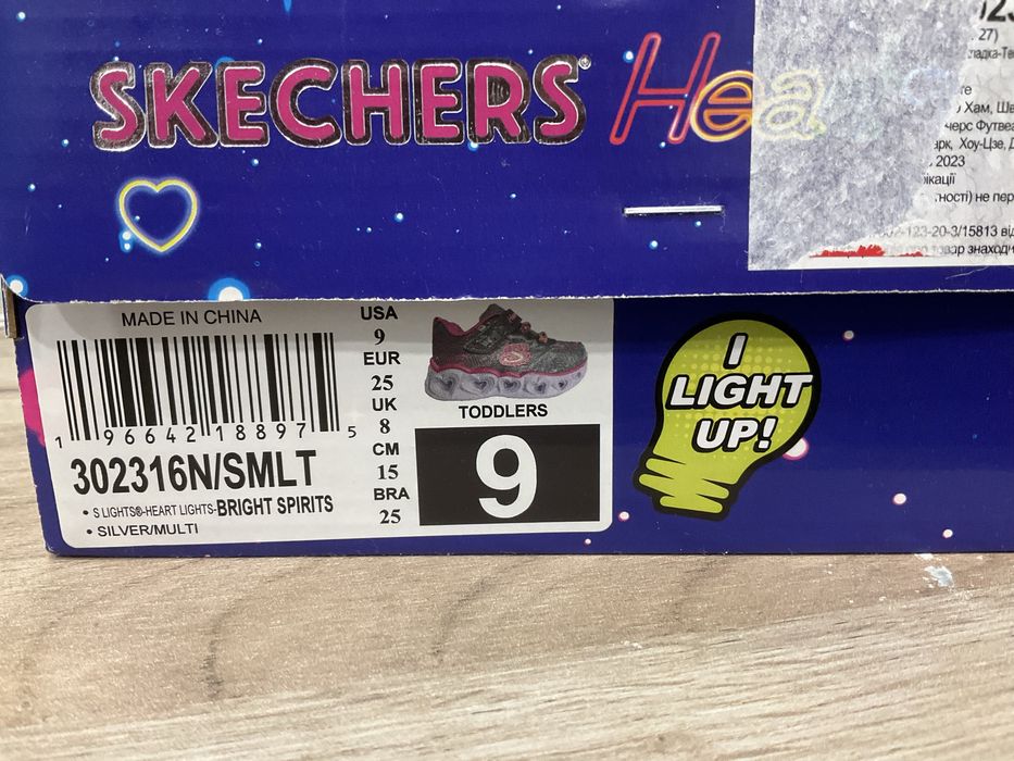 Sketchers для дівчинки 25 розмір 15 см по устілці