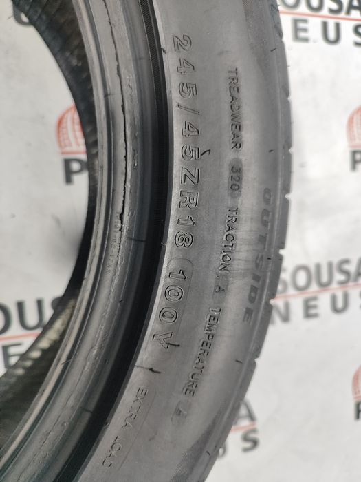 2 pneus semi novos 245-45ZR18 - Oferta dos Portes