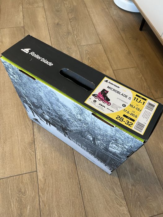 Дитячі ролики Rollerblade Microblade рожеві