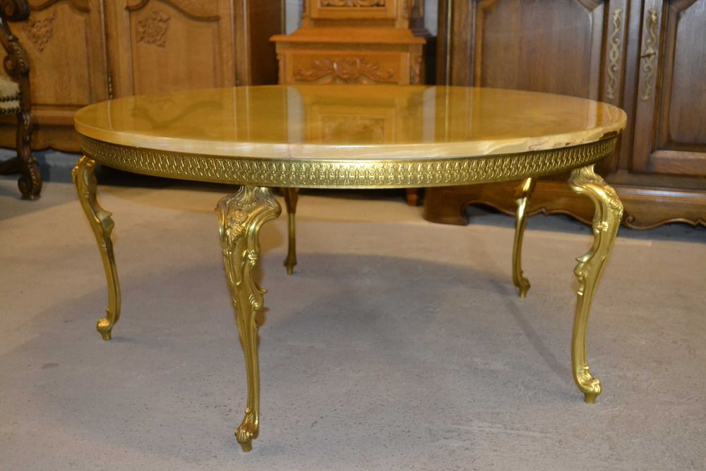 stolik okrągły . onyx . duży 100 cm.