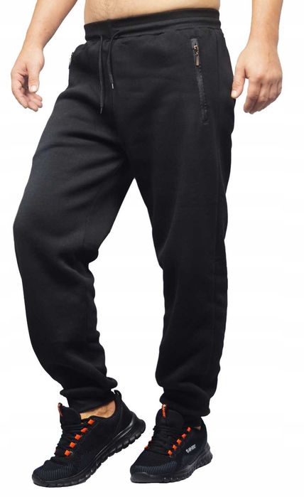 Spodnie Dresowe Ocieplane Joggery ND02 C r.2XL