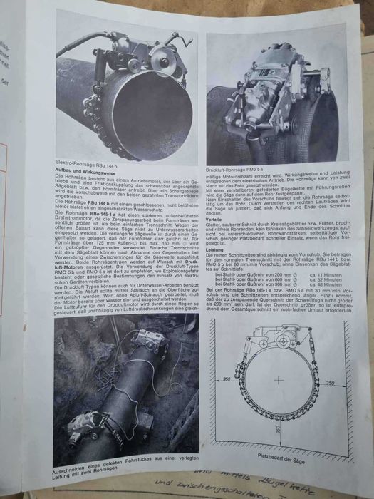 Frezarka do dużych rur FEIN przemysłowa