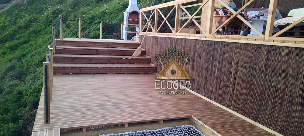 Decks - Wooden Pergolas - Pérgulas Decks de Madeira, Sombras por medida