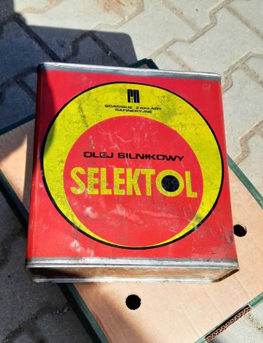 Selektol puszka, bańka 5l - PRL