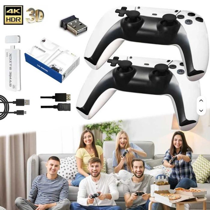 Konsola Retro HDMI 20000+ Gier Pegazus PS1 NES Emulatory + 2 Pady