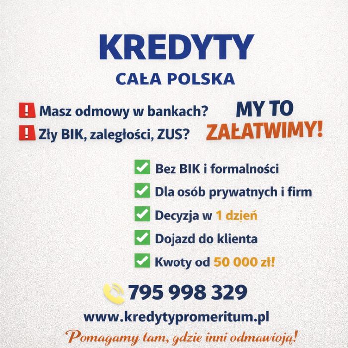 Kredyty bez bik pozyczki