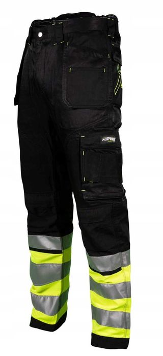 Spodnie robocze długie Stalco Dura Twill X czarne r.L S-78189