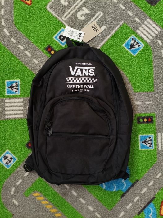 Plecak Vans Ranged 2 Black Czarny White Biały Szkolny