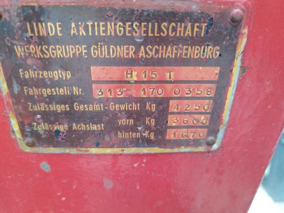 Wózek widłowy Linde H15