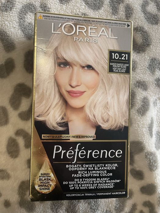 Farba  do wlosow loreal 10.21
