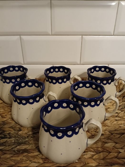 Zestaw kubków Bolesławiec