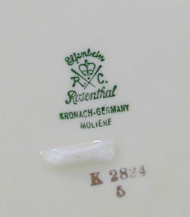 Ażurowa Patera, Misa Rosenthal Moliere Elfenbein Kronach - Germany