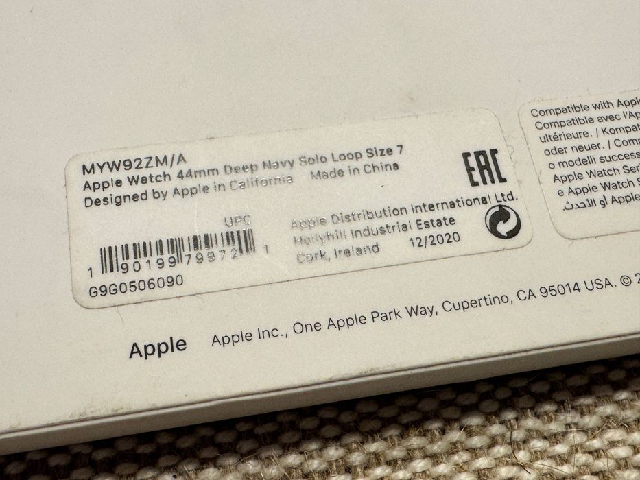 Bracelete apple watch solo loop tamanho 7
