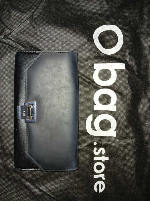 O bag portfel czarny