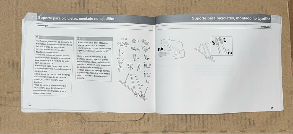 Suporte para bicicleta VOLVO