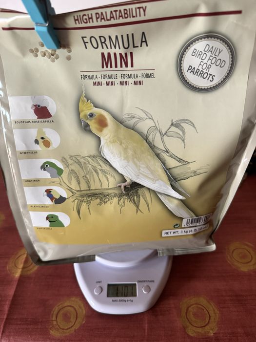 Ração para passaros