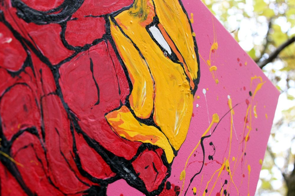 Картина Abstract "Iron man"