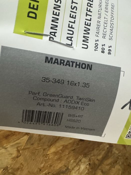 Brompton opona Schwalbe marathon 16x1,35