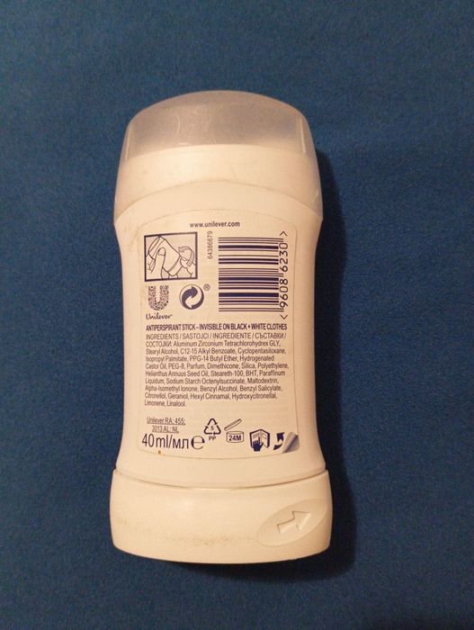 Rexona Invisible Black & White Antyperspirant 50 ml 6 szt.