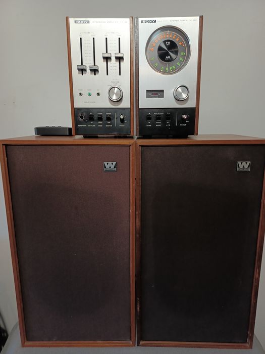 Zestaw Vintage SONY / WHARFEDALE
