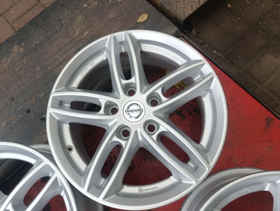 5x114.3 Felgi Aluminiowe 16 Nissan Qashqai I II X-Trail Leaf Pulsar OE