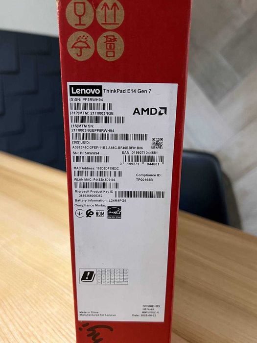 ThinkPad E14 Gen 7 32GB 1TB SSD Ryzen 7 Windows 11